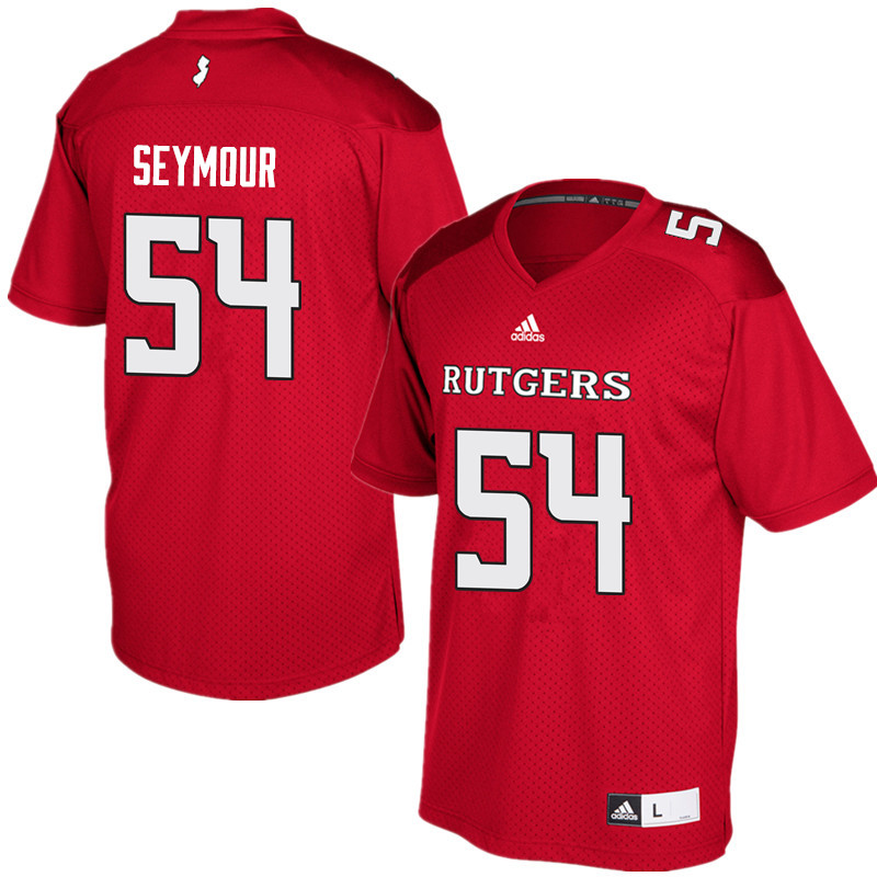 Men #54 Kamaal Seymour Rutgers Scarlet Knights College Football Jerseys Sale-Red